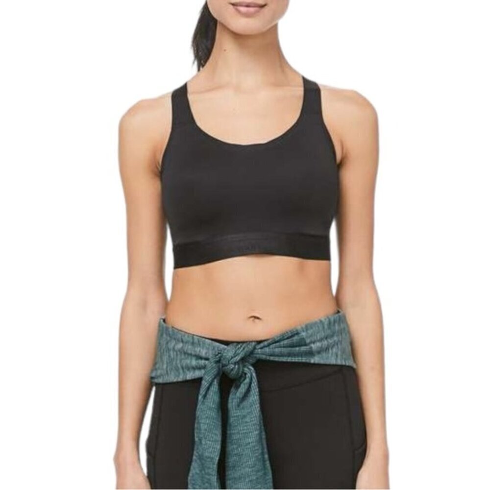 Lululemon Fine Form Bra 32C Black Convertible Racerback